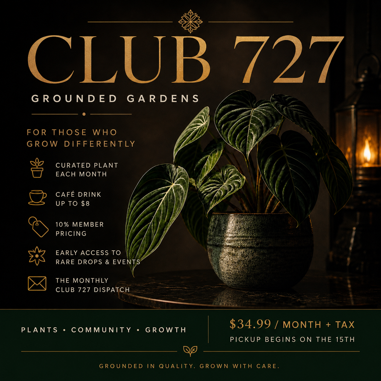 Club 727 Monthly Membership