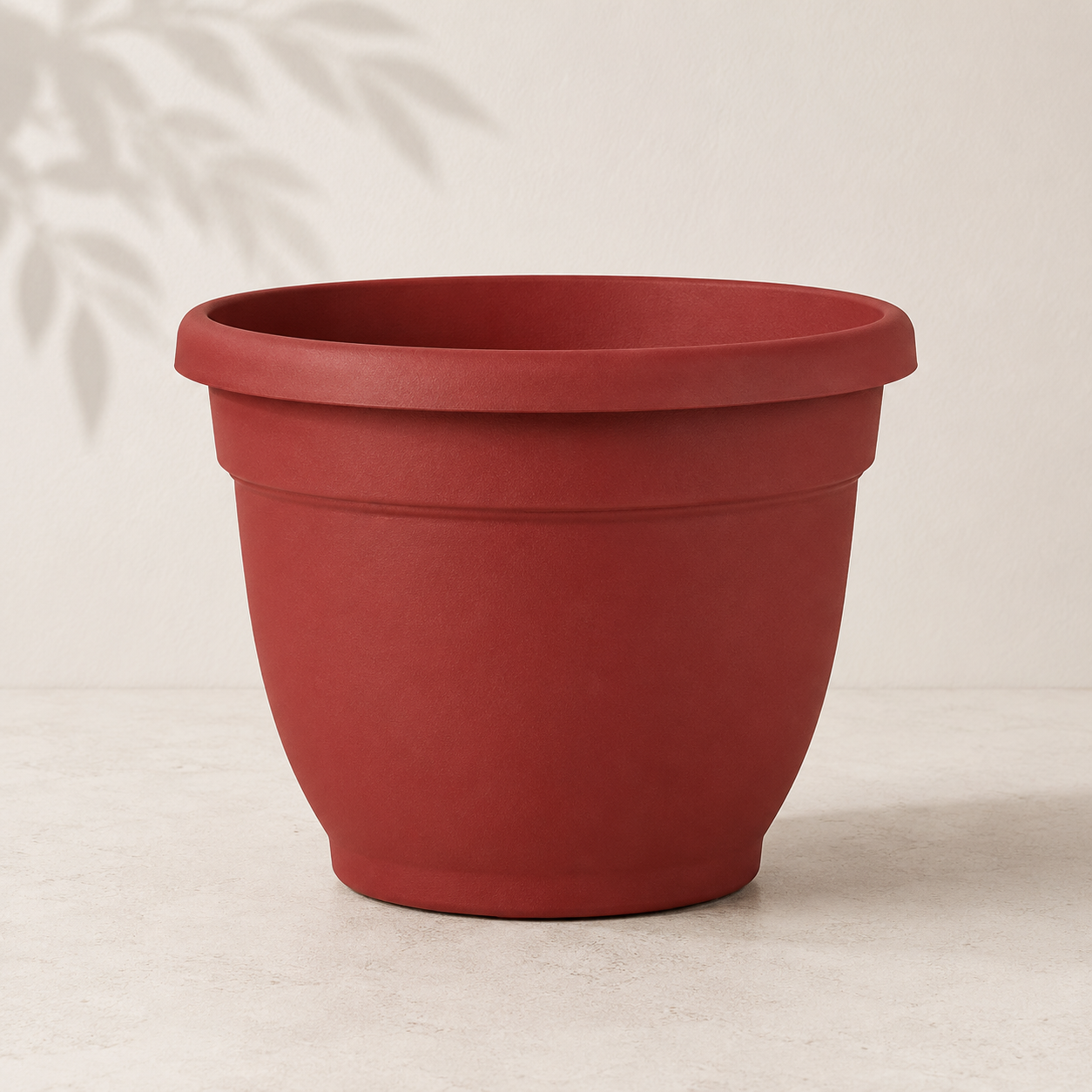 Bloem Ariana Planter with Grid - Burnt Red - 8"