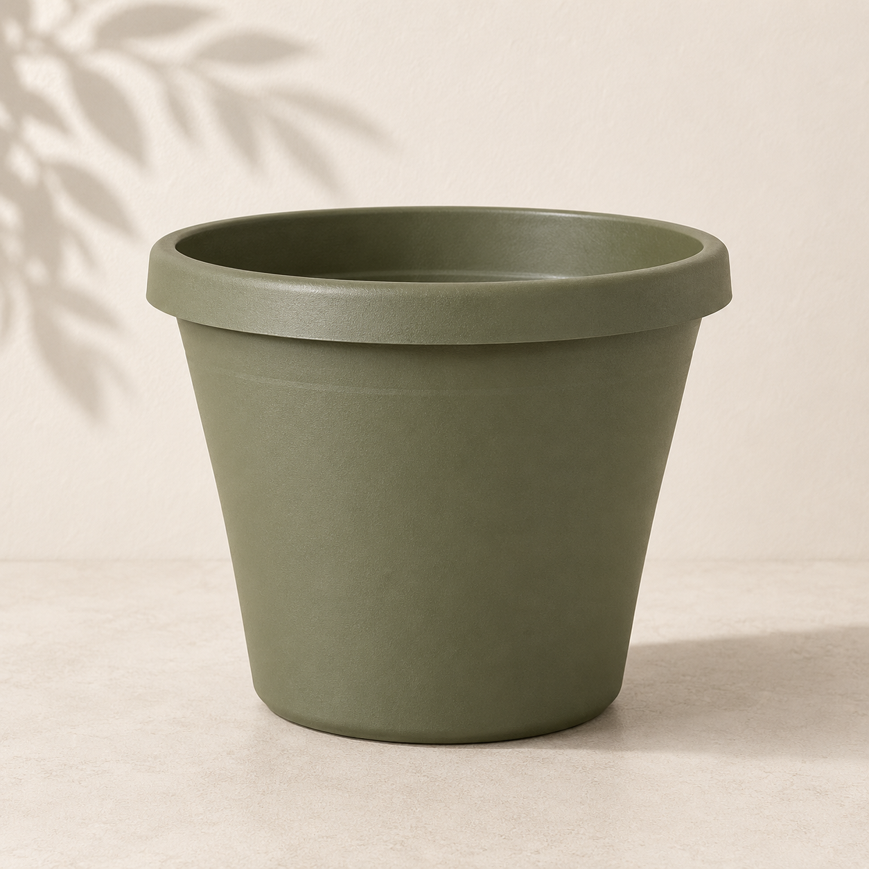 4 inch Bloem Terra planter in Living Green
