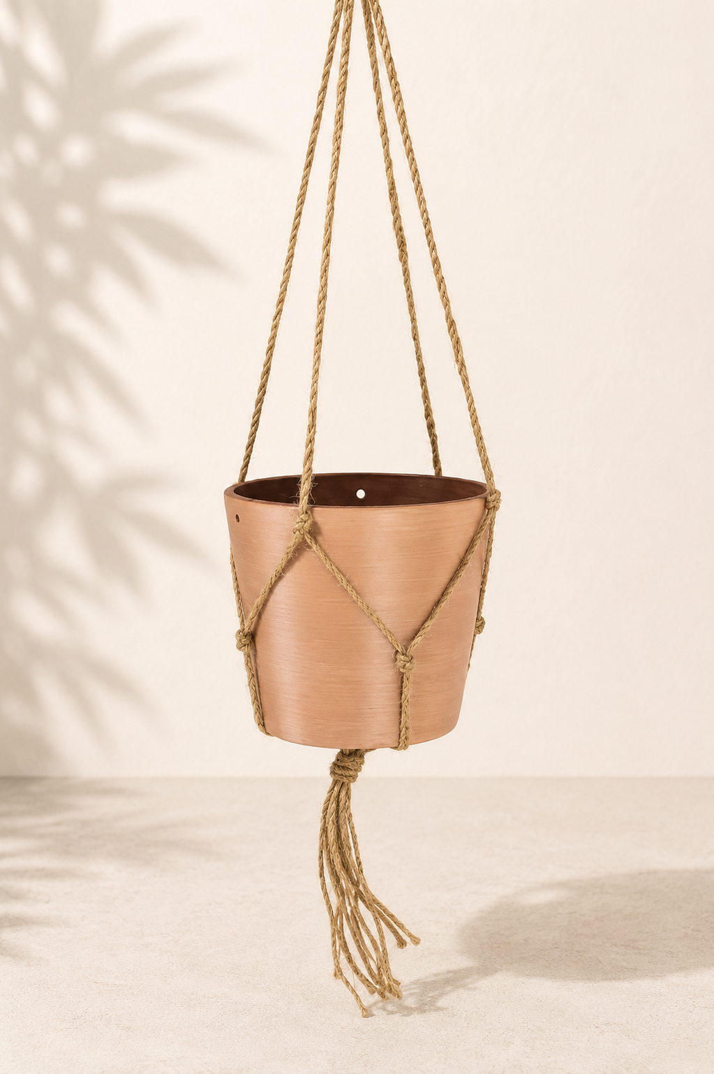 Eco-Tech Hanging Gelada Planter - Blush Pink - 5"