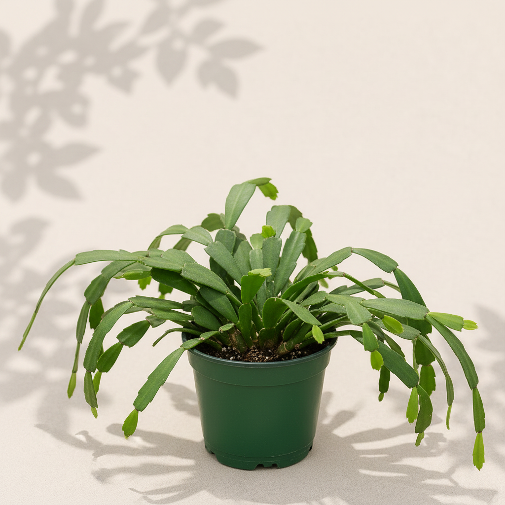 Epiphyllum oxypetalum Queen of the Night 6 inch orchid cactus in dark green nursery pot